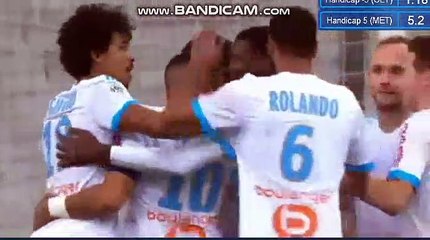 Résumé Marseille 6-1 Metz buts Konstantinos Mitroglou