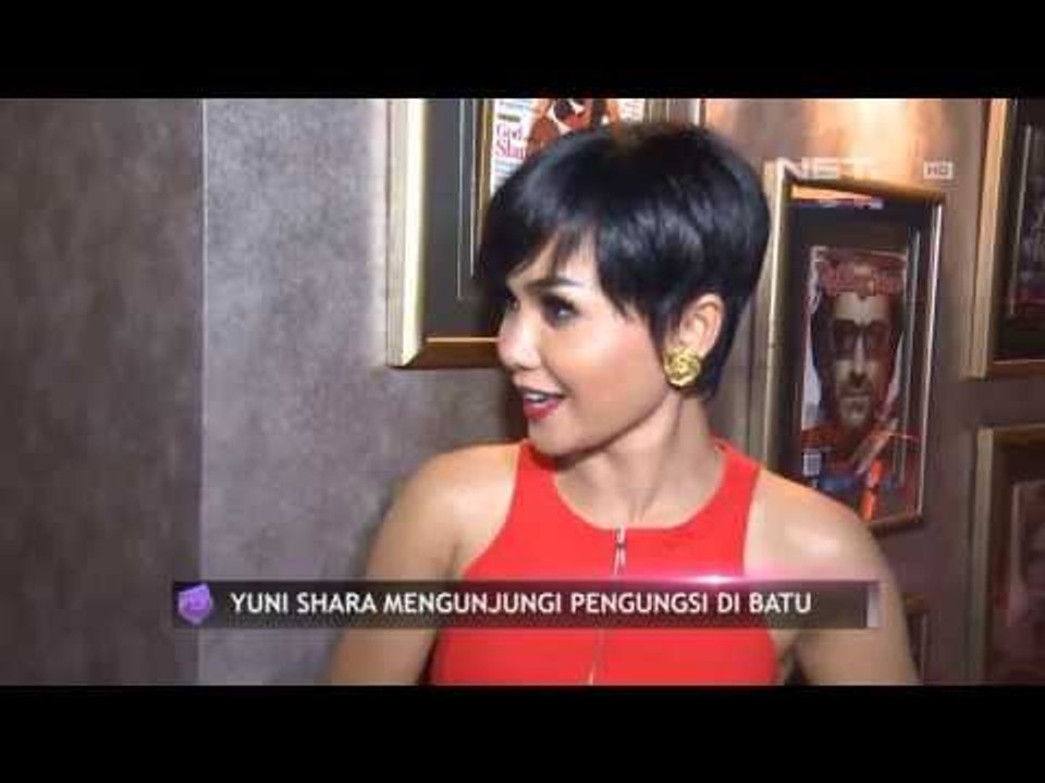 Entertainment News-Yuni Syara telah mengunjungi korban Kelud