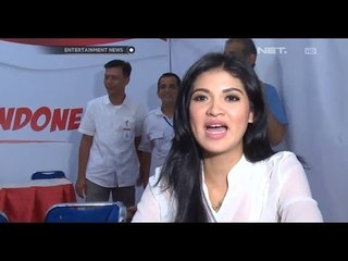 Delia Septiani ikut merasakan euforia sepak bola