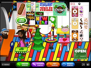 Foodini as customer in Papas Donuteria (Rank 46, Day 73)