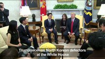 Trump meets North Korean defectors