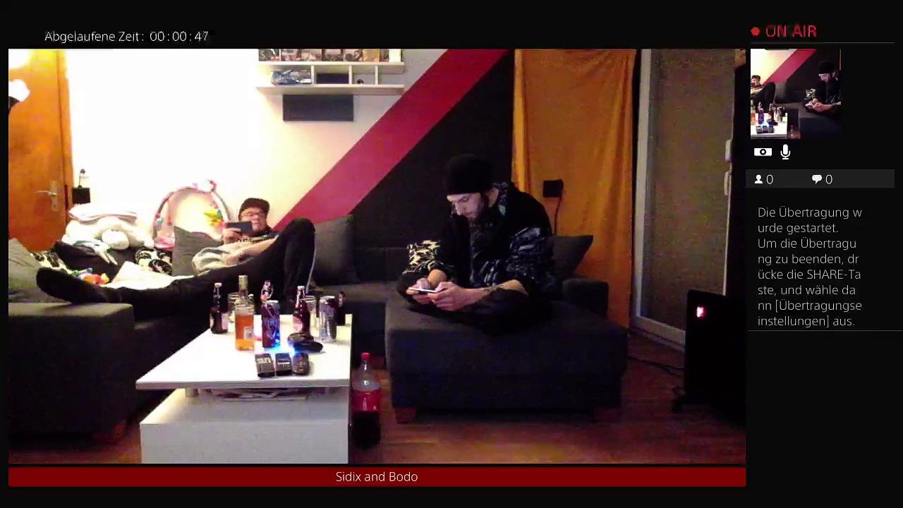 Sidix and Bodo Live stream at Home Deutsch (4)