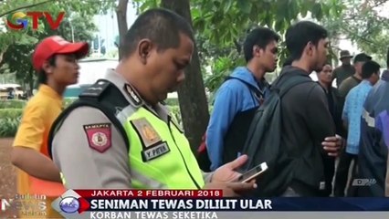Seorang Seniman Tewas Dililit Ular Peliharaanya Sendiri