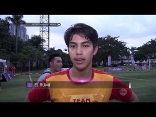 Keseruan Al Ghazali dan El Rumi Bertanding Sepak Bola