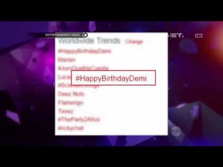 Trending Topic #HAPPYBIRTHDAYDEMI