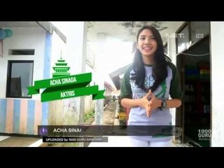 Acha Sinaga ikut kegiatan 1000 Guru Mengajar