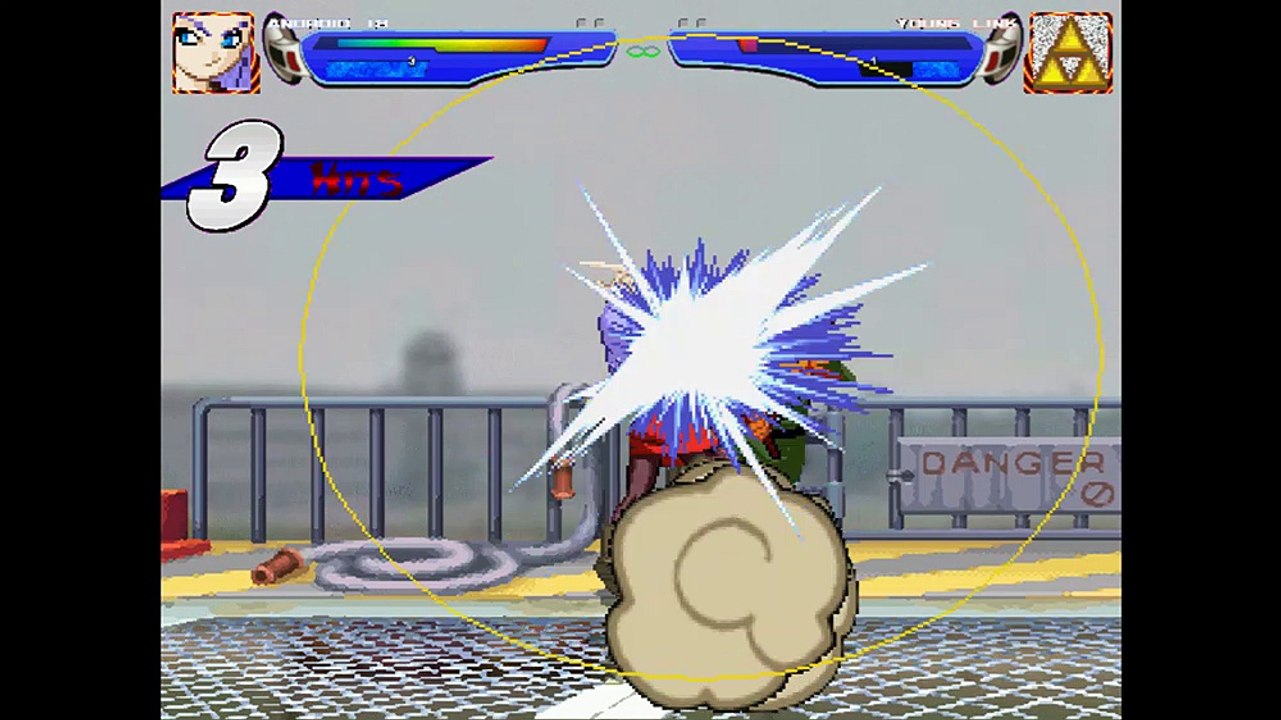 M.U.G.E.N Match 12: Future Android 18 vs Young Link