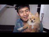 Fendy Chow habiskan waktu dengan anjingnya