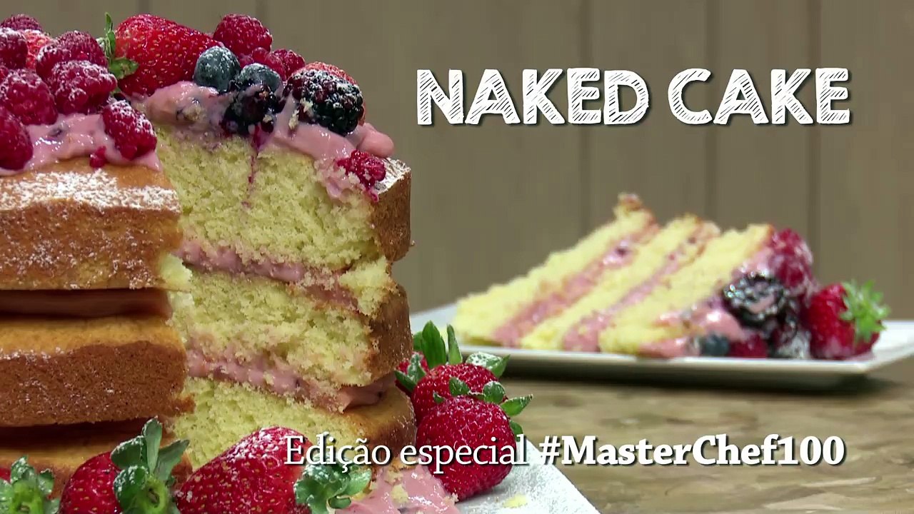 NAKED CAKE DE FRUTAS VERMELHAS com Izabel | DICAS MASTERCHEF #MasterChef100