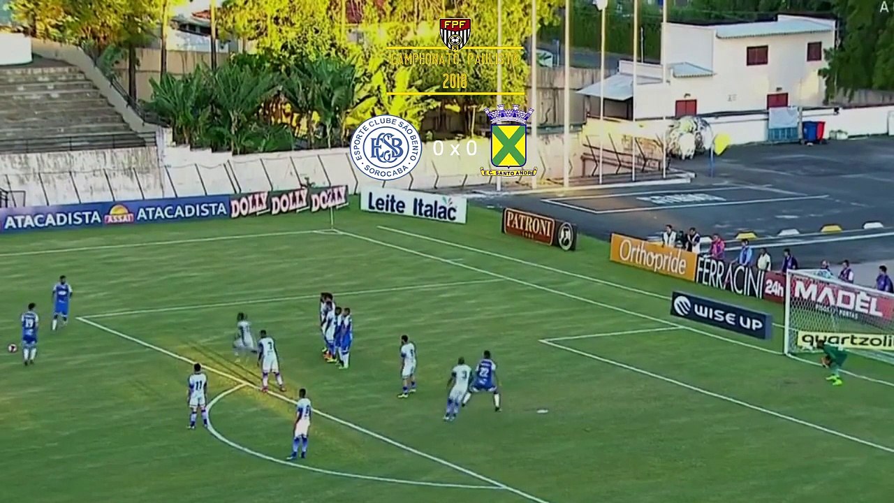 São Bento 2 x 2 Santo André Melhores Momentos e Gols - Paulistão 2018