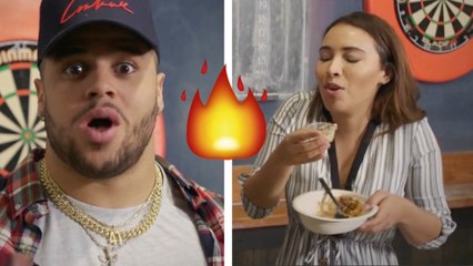 Cowboys Keith Smith Attempts 21 SPICY Servings of Chipotle in ONE Hour | Press Pass w/ Britt Johnson