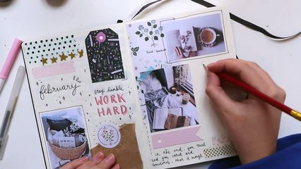 PLAN MET MIJ: Februari 2018 Bullet Journal | D is for Dazzle