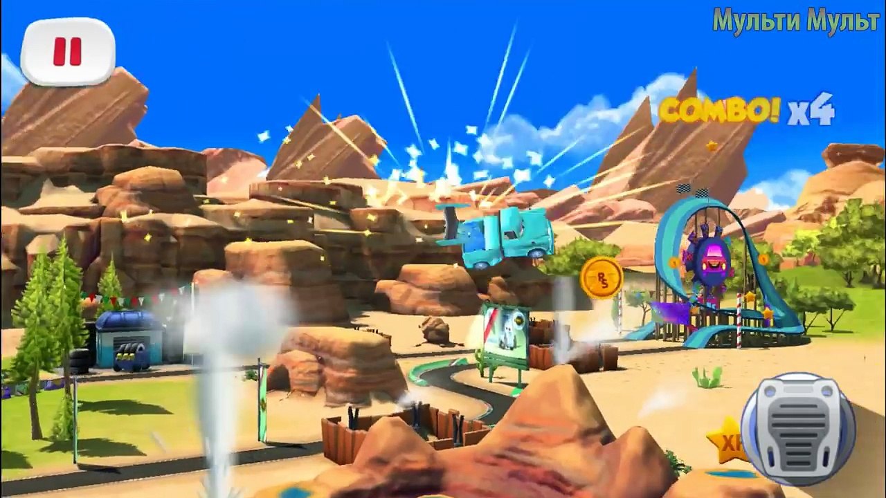 Cars Lightning McQueen Dinoco Unlocked vs Yokoza - Fast as Lightning NEON Mater RACING!