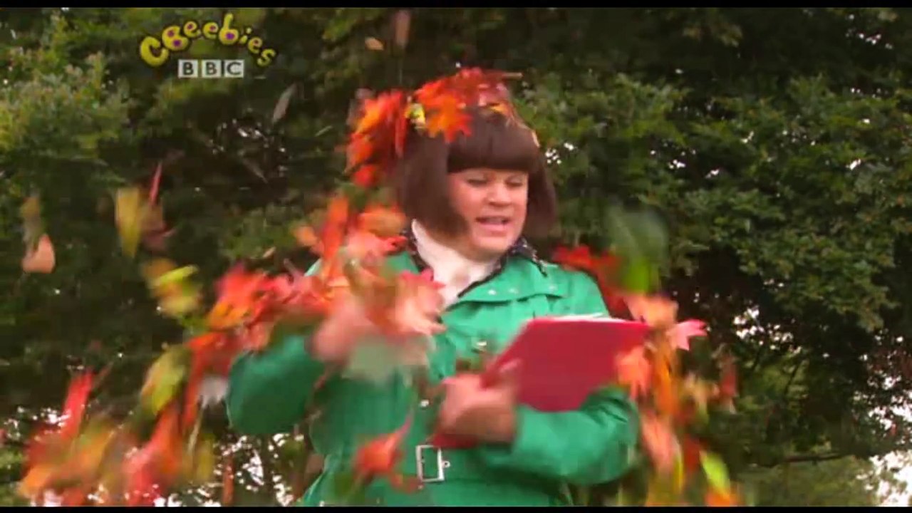 Gigglebiz Gail Force who has a knack of predicting weather that happens only to her