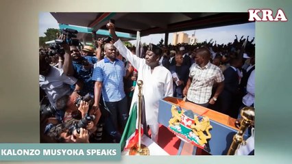 Kalonzo Musyoka Speaks: I Was Captured and Missed Being With Raila
