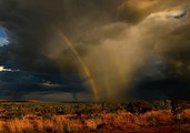 Stunning Double Rainbow Forms Over Kimberley, Western Australia