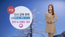 [날씨] 주말, 다시 강력 한파...서해안·제주 눈 / YTN