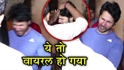 Varun Dhawan INJURES His Head By Door, Fan Comes To Rescue