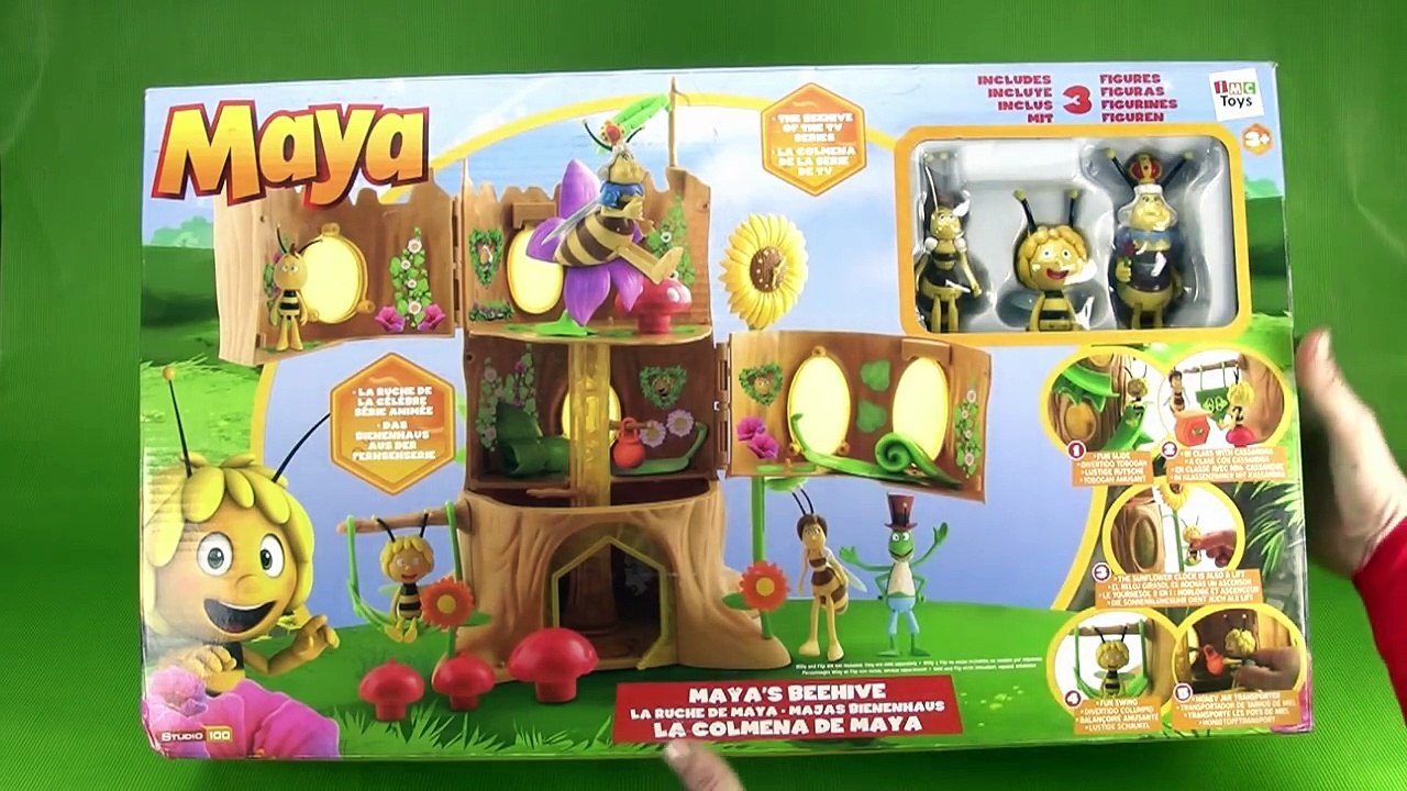 La ABEJA MAYA: canción y colmena del árbol / Video abeja Maya en español / Canción Maya