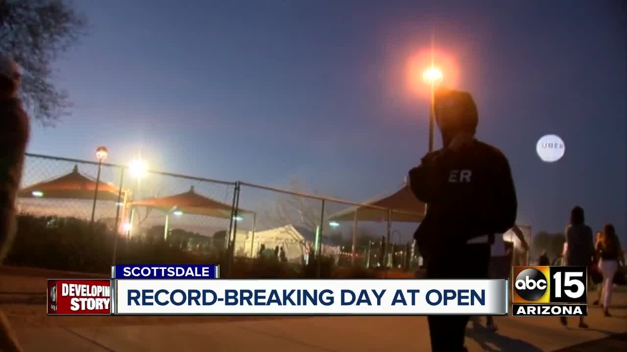 Record breaking day at Phoenix Open