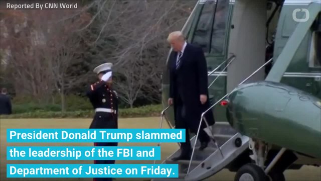 Trump: FBI, DOJ Favor Democrats