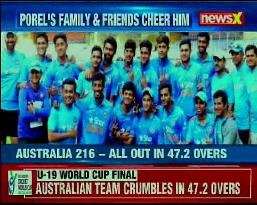 India vs Australia, ICC Under-19 World Cup final: Australia bowled out for 216 in 47.2 overs