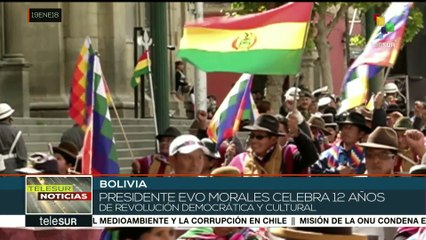 Bolivia cumple doce años de Revolución Democrática y Cultural