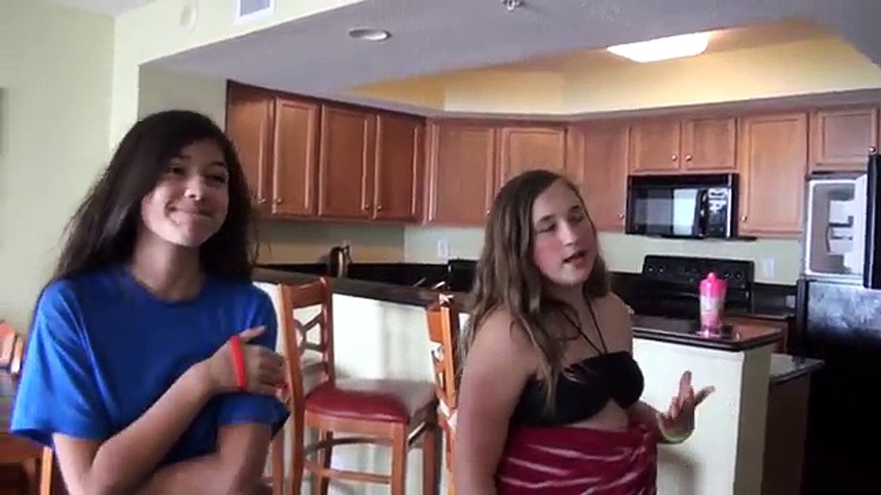 Kids Swim in The Swimming Pool - Funny Pranks by Girls - Baby Fun Time