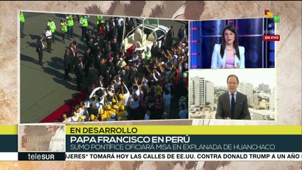 Télécharger la video: Papa Francisco celebrará misa en explanada de Huanchaco en Perú