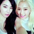 tiffany hwang (티파니) - With Sistar's Bora #girlsgeneration #소녀시대 #티파니