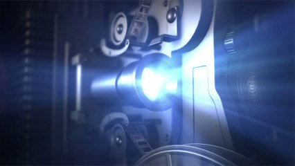 I will reveal your logo with a vintage PROJECTOR cinema video intro