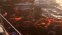 Makine Arızası Yapan Teknedeki Kaçaklar, Sahil Güvenlik Ekiplerince Kurtarıldı