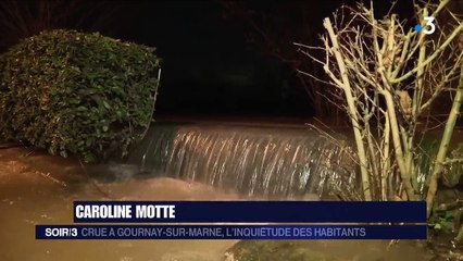 Crue à Gournay-sur-Marne : le niveau de l'eau continue de monter