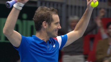 Coupe Davis - Gasquet sauve les meubles