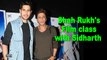 Shah Rukh Khan's Film class with Sidharth Malhotra
