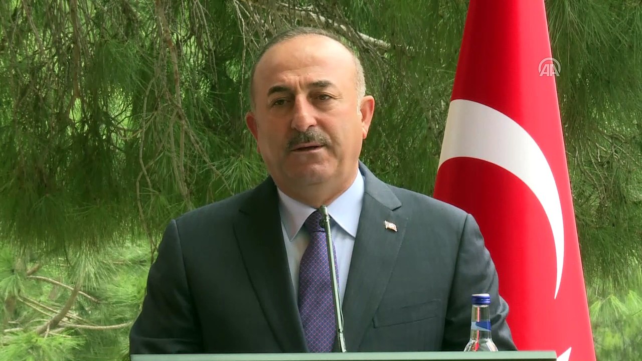 Çavuşoğlu, Riyad el-Maliki ile ortak basın toplantısı düzenledi - ANTALYA