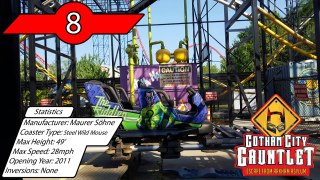 TOP 10 Roller Coasters at Six Flags New England!