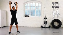 Exercício 13 Kettlebell Domyos - Quadríceps/Posterior/Ombro- Exclusividade Decathlon