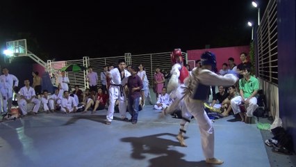 CLB Taekwondo ĐH Thăng Long thứ 5 23-6-2016 sinh nhật 7 tuổi của clb 00032
