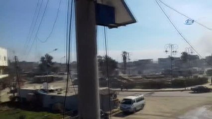 Azez'de Kapalı Pazar Yerine Roket Düştü: 9 Yaralı