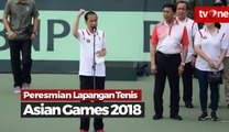 Presiden Joko Widodo Resmikan Stadion Tenis Asian Games 2018