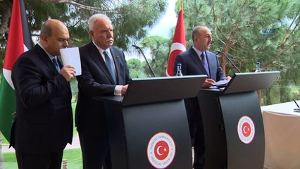 Bakan Mevlüt Çavuşoğlu:'ABD Filistin konusunda arabuluculuk yapabilmesi için tarafsızlığın tekrar kanıtlamak zorundadır'