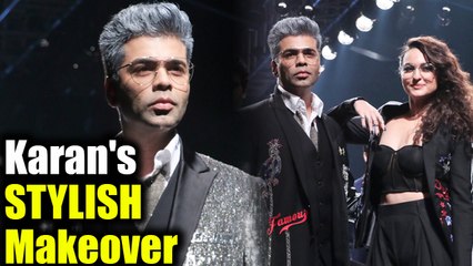 Lakme Fashion Week 2018: Karan Johar's STYLISH makeover in SILVER HAIR; Watch Video | Boldsky