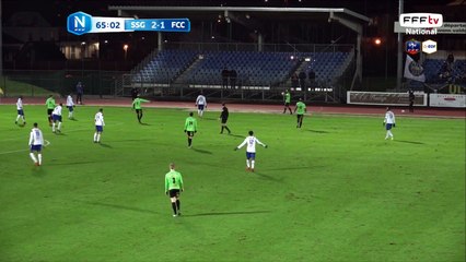 Egalisation de L. DOUCOURE !!! Il reprend magnifique un centre de la tête et trompe SALAMONE. 2 buts partout.