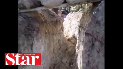 Burseya Dağı�ndaki hendekler temizleniyor