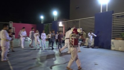 CLB Taekwondo ĐH Thăng Long thứ 5 23-6-2016 sinh nhật 7 tuổi của clb 00050