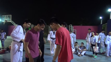 CLB Taekwondo ĐH Thăng Long thứ 5 23-6-2016 sinh nhật 7 tuổi của clb 00056