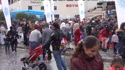 Mersin'de Kar Festivali Coşkusu