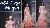 Lakme Fashion Week 2018: Kriti Sanon makes STUNNING entry in Tarun Tahiliani’s outfit | Boldsky