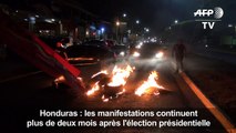 Honduras: les manifestations continuent contre le président